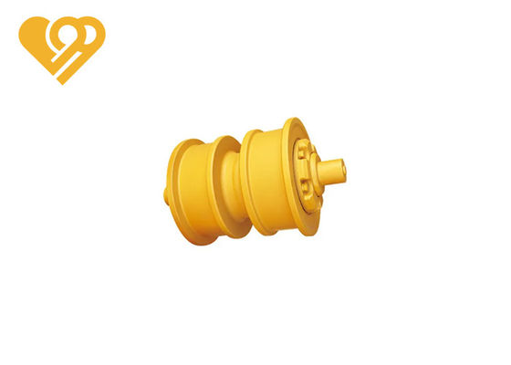 Large-scale Construction Equipment Parts Caterpillar Bulldozer D9R D9L D9N Single / Double Flange Bottom Heat-treated Track Roller