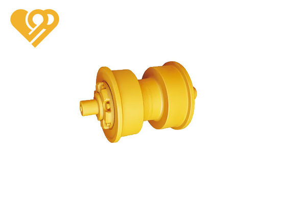 Large-scale Construction Equipment Parts Caterpillar Bulldozer D9R D9L D9N Single / Double Flange Bottom Heat-treated Track Roller