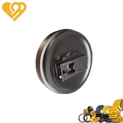 품질 CAT 3408242/5400649 E390 굴삭기 하부 예비 부품 - 정밀 단조 강철 가이드 휠 트랙 전면 아이들러 공장